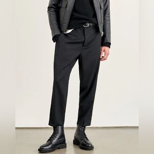 Nili Lotan Men’s Sz 40 Virgin Wool Tel Aviv Drop Crotch Cropped Pants New $550